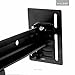 MALOUF Bed Frame Headboard Bracket Modification Plate Vertical Modi, Set of 2, Standard, Black