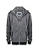 Mens Slim Fit Active Zipper Fashion Lightweight Cotton Hoodie
