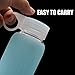 (Limited Time Promotion) Bonison Durable Glass Water Bottle with Soft Colorful Silicone Sleeve (Buy Now! Ending Soon!)