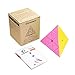 Playwin  Aliens Speed Cube New Generation Triangle Pyraminx, 4 Color No-sticker. (Candied Color)