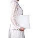 Aladin Oversized Clutch Bag Purse, Womens Large leather Evening Wristlet Handbag (White)