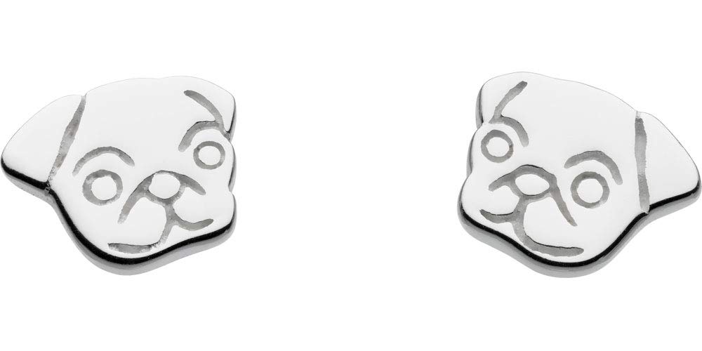 JennyWrenJewels UK 925 Sterling Silver Stud Earrings | Dog Lover Stud Earrings | Women & Children | Dachshund, Scottie Dog, Pug, Paws