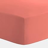 Carousel Designs Solid Coral Crib Sheet