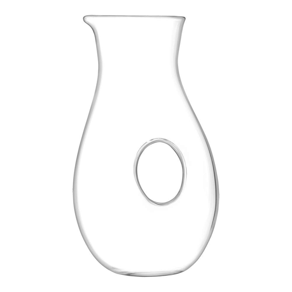 LSA International Ono Jug 2.25L Clear| 1 Unit | Mouthblown & Handmade Glass | OO14