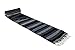 Open Road Goods Handwoven Mexican Diamond Blanket, Throw, or Yoga Bolster - Black & Grey Diamond Pattern Blanket - Midnight