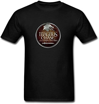 RONGBANG Men's Magnus Chase and the Gods of Asgard Logo Rick Riordan T-shirt S ColorName Short Sleeve