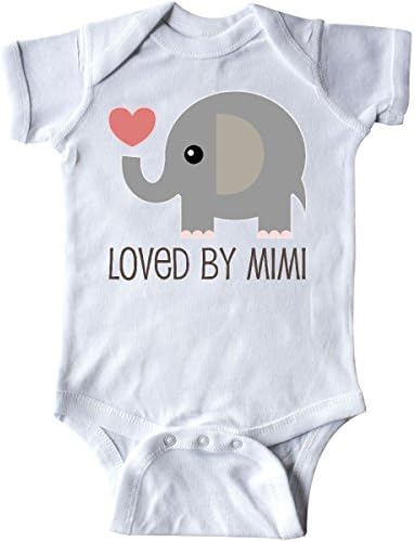 inktastic Loved By My Mimi Grandchild Baby Bodysuit