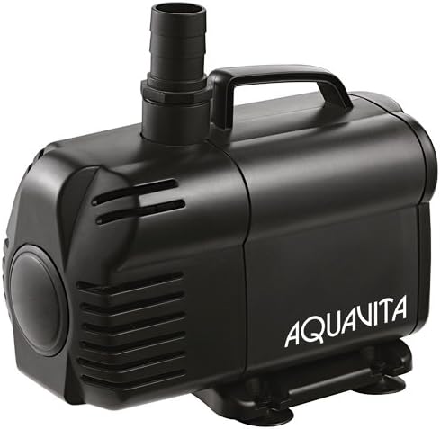 AquaVita1585 Hydroponic Grow Plant Care Submersible/In-Line Aquarium Tank Water Pump