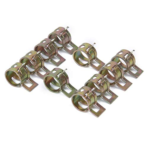 DierCosy Fuel Hose Spring clamp, Water Pipe, air Pipe, Pinch Tube, Elastic Fastener Package 60pcs Household Products