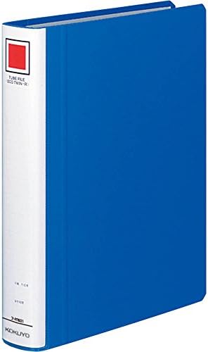 コクヨ ファイル パイプ式ファイル エコツインr 両開き B5 2穴 300枚収容 青 フ Rt631b