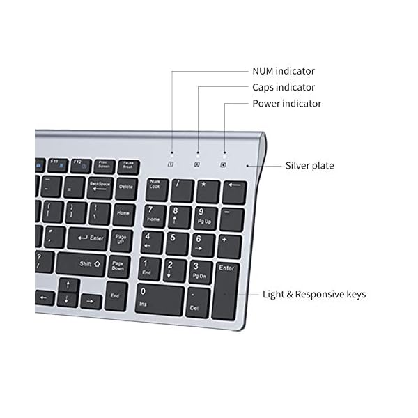 FENIFOX-Wireless-Keyboard-Mouse24G-USB-Slim-QWERTY-UK-Compact-Quiet-ErgonomicFor-Computer-PC-Laptop-TV-TabletSilver-White-Black-Grey FENIFOX Wireless Keyboard & Mouse,2.4G USB Slim QWERTY UK Compact Quiet Ergonomic,For Computer PC Laptop TV Tablet…