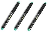 Pilot Varsity Disposable Fountain Pens, Green Ink, Medium Point, Pack of 3