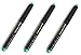 Pilot Varsity Disposable Fountain Pens, Green Ink, Medium Point, Pack of 3