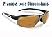 Flying Fisherman 7812BA, One Size, Matte Black Frames/Amber Lenses