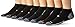 Champion Elite Men's Low Cut Socks, Black Multi/Color, 6-12