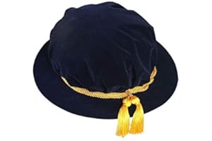 GraduationService Unisex Deluxe Adult Doctoral Academic Beefeaters Doctoral Hat With Honor Cord,Size Adjustable