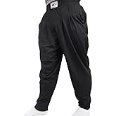 Muscle Alive Men's Baggy Sweatpants Athletic Gym Pants Bodybuilding Fitness Sports Trousers Loose Fit Joggers with Pockets