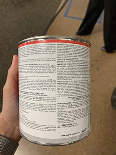 Leak Stopper Rubber Liquid Coating 1 Quart Clear