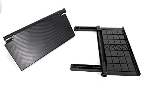 LapWorks Perch, the TV Top Shelves, 2 per box, Heavy Duty 13 pound capacity, for Speakers, Apple TV, Tivo or Cable Box, Oculus sensors, Virtual Reality VR sensors, Remote Controls-hooks over the TV