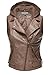 Luna Flower Women's Faux Pu Leather Zip up Moto Biker Bomber Hoodie Jackets