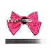 Black and White Satin Bows with Long Tail Alligator Hair Clips, Hair Ribbon Accessories for Women and Girls, Birthday Gift 2 Pack