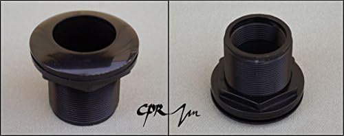 CPR Aquatic BHCPR150STx2 1-1/2" Slip x thread Abs Bulkheads (Set of 2)