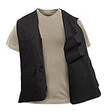 Rothco Lightweight Professional Concealed Carry Vest, Black, XX-Large