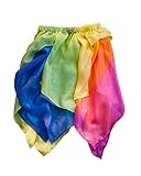 Sarah's Silks - Reversible Silk Fairy Skirt (Yellow/Rainbow)