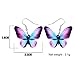 Bonsny Drop Dangle Floral Butterfly Earrings Fashion Insect Jewelry For Women Gift