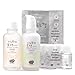 Whamisa Organic Flowers Original Toner, Original Lotion Skin Care Set | Korean Skincare Kit with Organic Facial Mask and 4 Random Best Korean Skincare Miniatures