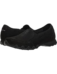Skechers ajuste relajado Bikers confianza para mujer Slip On Mocasines