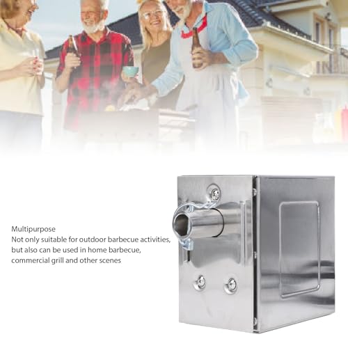 Fdit Roaster Motor 45W Universal Heavy Duty Replacement Spindle Motor, Stainless Steel Electric Grill Motor for Pork Goat Chicken Roaster, Ideal for