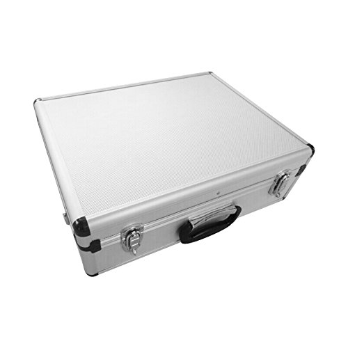 SRA Cases Aluminum Tool Case with Dividers, 18.1 x 14 x 6 Inches