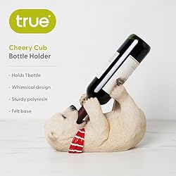 True Cheery Cub Polyresin Wine Bottle Holder