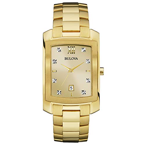 Bulova Men's Quartz Stainless Steel Dress Watch (Model: 97D107)