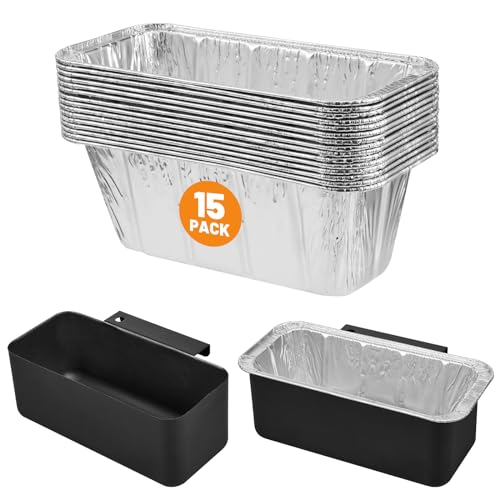 Whaleme Grease Cup Liners + Metal Griddle