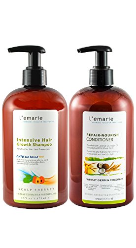 UPC 609722843232, L&#39;emarie Intensive Hair Growth Shampoo w/ 1% Ketoconazole and Hair Growth Conditioner Set (2 x 16 oz)