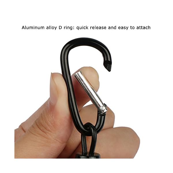 YOGAYET-Fishing-Lanyards-Safety-Rope-Wire-Coiled-Tether-for-Pliers-Grippers-Fish-Tackle-Tools-Pack-of-8
