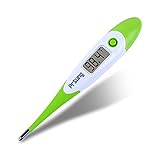 PrSung Digital Baby Thermometer - Medical Thermometer Fast 15 Seconds Reading by Oral Rectal Underarm and Axillary for Infant Adult Kids - FDA Approved