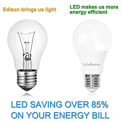 Scheinenda 3Way Led Light Bulbs A21, 50 100 150 Watt Equivalent, Perfect for Reading, 5000K