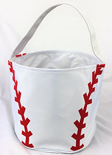 Baseball Easter Halloween Candy Basket Bucket Snack Bags Children Kids Practice Tote