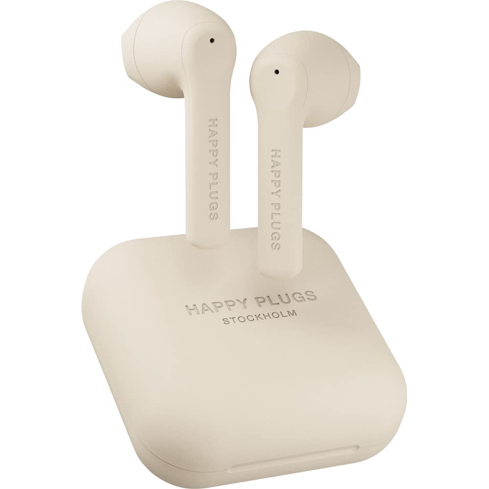 Happy Plugs AIR 1 PLUS IN-EAR - Wireless earphone - TRUE WIRELESS - 100dB - Sweat resistant - 30mAh battery in each earphone - 450mAh battery in charging case
