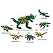 Jofan 6 in 1 Dinosaur Building Blocks Toys Jumbo Easter Eggs with Toys Inside for Kids Boys Girls Easter Gifts Easter Basket Stuffers Fillers