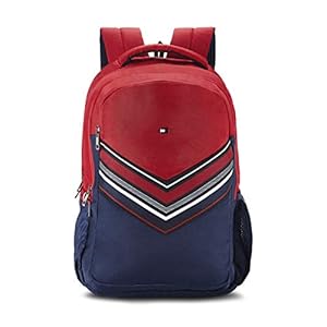 Tommy Hilfiger Rene 25 Ltrs Red Laptop Backpack (TH/RENELAP04)