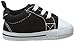 Luvable Friends Unisex Baby Crib Shoes, Black Canvas, 12-18 Months