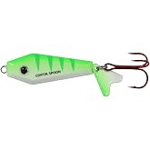 Northland Fishing Tackle Buck-Shot Coffin Ice Fishing Jigging Spoon Lure, Assorted Sizes &amp; Colors for Walleye, Perch, Crappie, &amp; More
