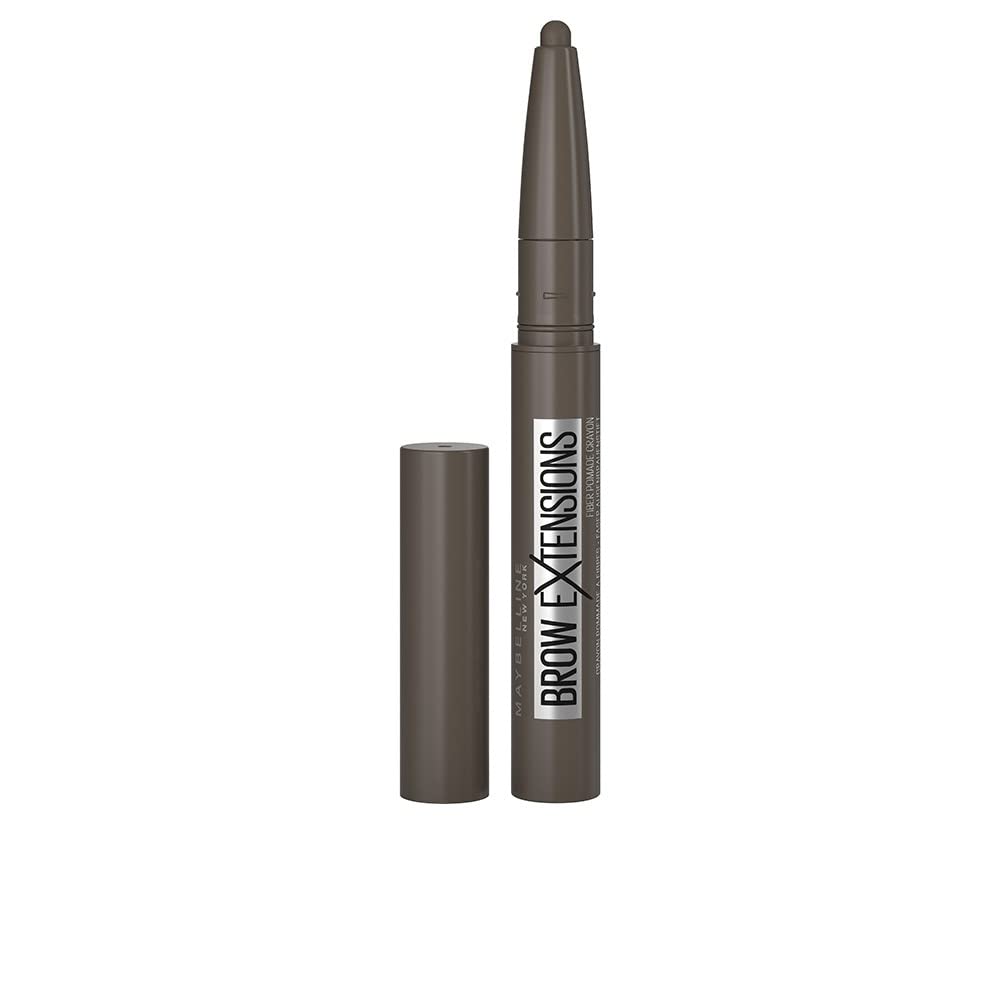 Maybelline New York Brow Extensions Eyebrow Pomade Crayon Defining Eyebrow, 07 Black Brown