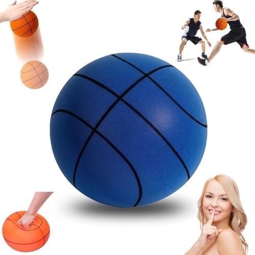 Ballon De Basket Silencieux En Mousse PU - Taille 5 & 7 - Pour Intérieur - Faible Bruit, Haute élasticité - Enfants & Adultes