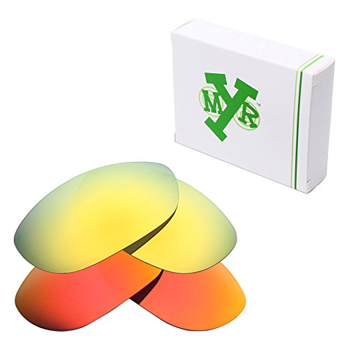 Mryok 2 Pair Polarized Replacement Lenses for Oakley Monster Dog Sunglass - Options