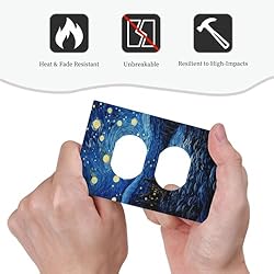 Tewujay Decorative Outlet Cover 1 Gang Abstract